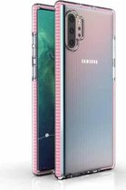 Voor Samsung Galaxy Note10 + TPU tweekleurige schokbestendige beschermhoes (roze)