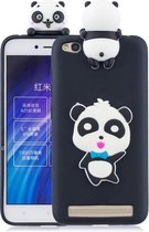 Voor Xiaomi Redmi 5A 3D Cartoon patroon schokbestendig TPU beschermhoes (Blue Bow Panda)