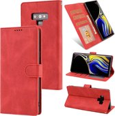 Voor Samsung Galaxy Note9 Fantasy Klassiek Huidgevoel Kalfsleer Textuur Magnetische gesp Horizontale Flip PU lederen tas met houder & kaartsleuf & portemonnee (rood)