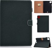 Voor iPad Air (2020) 10.9 effen kleur magnetische horizontale flip lederen tas met kaartsleuven & houder & antislipstrip (groen)