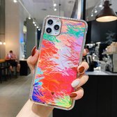 IMD aquarel weergavepatroon schokbestendig TPU beschermhoes voor iPhone 11 (D5)