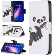 Voor Xiaomi Redmi Note 8 Gekleurde Tekening Horizontale Flip Leren Case met Houder & Kaartsleuven & Portemonnee (Boom Panda)