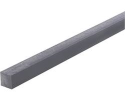 Reely PVC Vierhoekig Profiel (l x b x h) 500 x 20 x 20 mm 1 stuk(s)