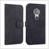 Voor Sony Xperia L2 Pressed Printing Pattern Horizontale Flip PU Leather Case met houder & kaartsleuven & portemonnee & & Lanyard (zwart)