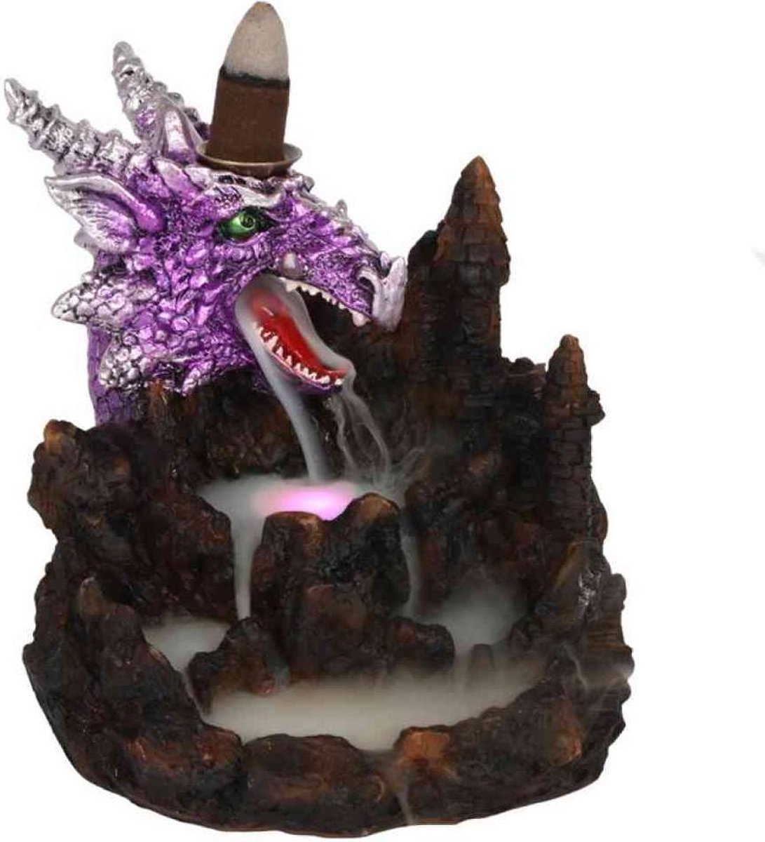 Something Different Backflow Wierookhouder Purple Dragon Multicolours
