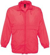 SOLS Unisex Surf Windbreaker Lichtgewicht Jasje (Neon-koraal)