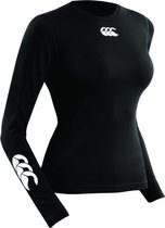 Canterbury Long Sleeve Thermoreg Shirt - Women - Zwart - XL
