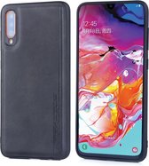 Voor Galaxy A70 Diaobaolee schokbestendig PU + TPU beschermhoes (zwart)