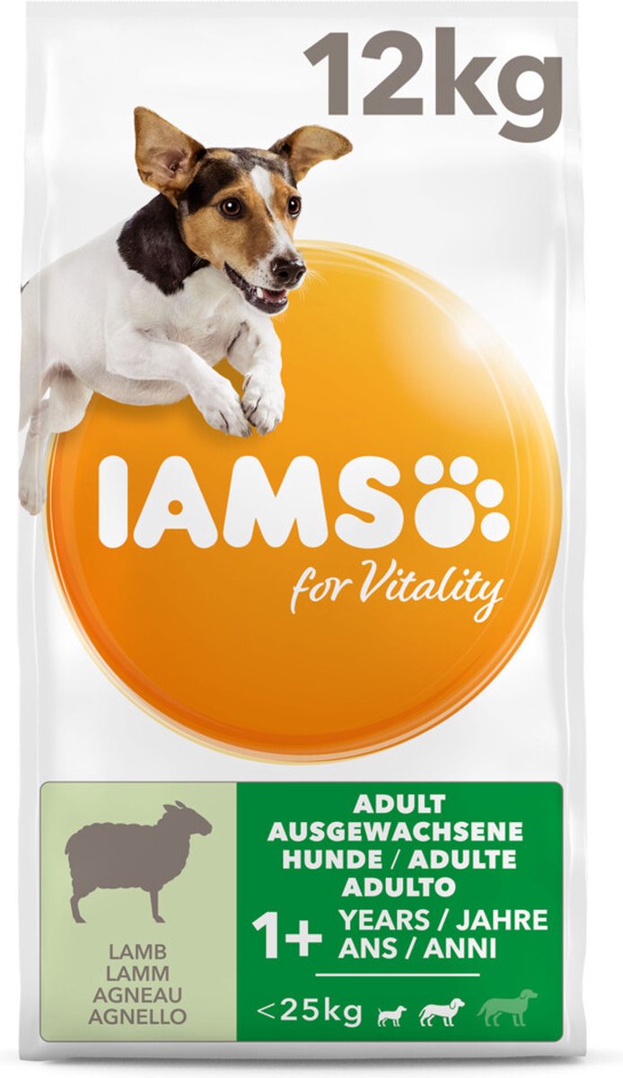 Iams Dog Adult Small - Medium Lam 12 kg