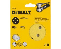 DeWalt DT3102-QZ - Schuurpapier - 125mm - Korrel 60 - Quick Fit