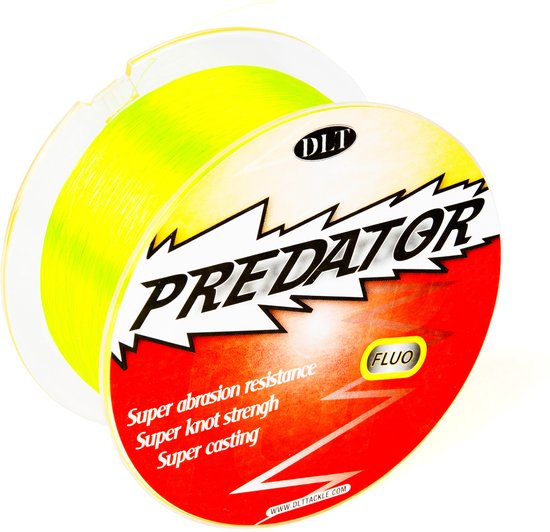 DLT Predator Fluo - Nylon Vislijn - 0.20mm - 500m - Geel van DLT — afbeelding 3