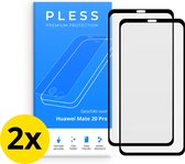 Huawei Mate 20 Pro Screenprotector 2x - Beschermglas Tempered Glass Cover - Pless®