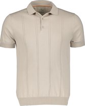 Hensen Polo - Slim Fit - Beige - 3XL Grote Maten