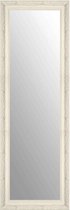 Barok Spiegel Wit 43x93 cm – Daliah – Spiegel Zilveren Lijst – Brocante Spiegel Zilver – Spiegels – Perfecthomeshop