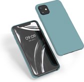 kwmobile telefoonhoesje voor Apple iPhone 11 - Hoesje met siliconen coating - Smartphone case in Arctische nacht