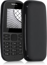 kwmobile telefoonhoesje voor Nokia 105 (2019) - Hoesje voor smartphone - Back cover in zwart