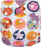 Wasbare luier Bababoe  / Pocket luier Fleece - met bamboe inlegger/ zee