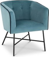 Fromm & Starck Gestoffeerde stoel - tot 160 kg - zitting 48 x 44 cm - turquoise