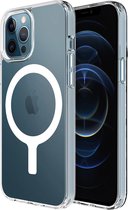 WiWU - Telefoon hoesje geschikt voor iPhone 12 Pro Max en geschikt voor Apple MagSafe - TPU Back Cover - Transparant