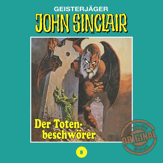 John Sinclair, Tonstudio Braun, Folge 8: Der Totenbeschwöre ... - cover