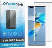 Mobigear Screenprotector geschikt voor Huawei Mate 40 Pro Glazen | Mobigear Curved Screenprotector - Case Friendly - Zwart