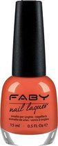 Faby Nagellak Woodstock '69 Dames 15 Ml Vegan Koraaloranje