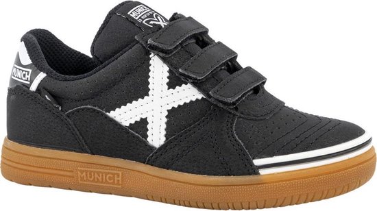 Munich Kinderen Zwarte sneaker klittenband - Maat 29 | bol.com