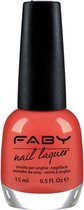 Faby Nagellak Lucky Coral Dames 15 Ml Vegan Koraalrood