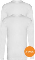ALAN RED T-shirts Arizona (2-pack) - O-hals lange mouw - wit -  Maat: M