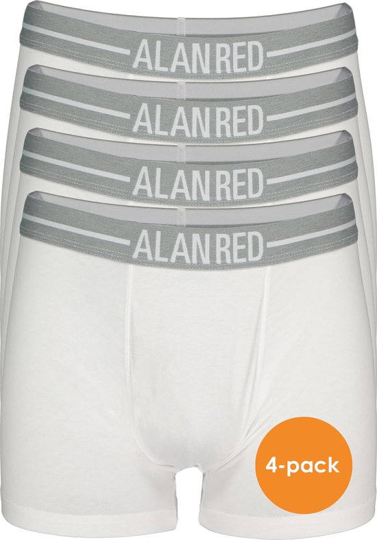 ALAN RED boxershorts (4-pack) - wit - Maat: XL