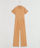 JOSH V   RIKVA Jumpsuit Bruin - Maat XS