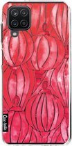 Casetastic Samsung Galaxy A12 (2021) Hoesje - Softcover Hoesje met Design - Red Lanterns Print