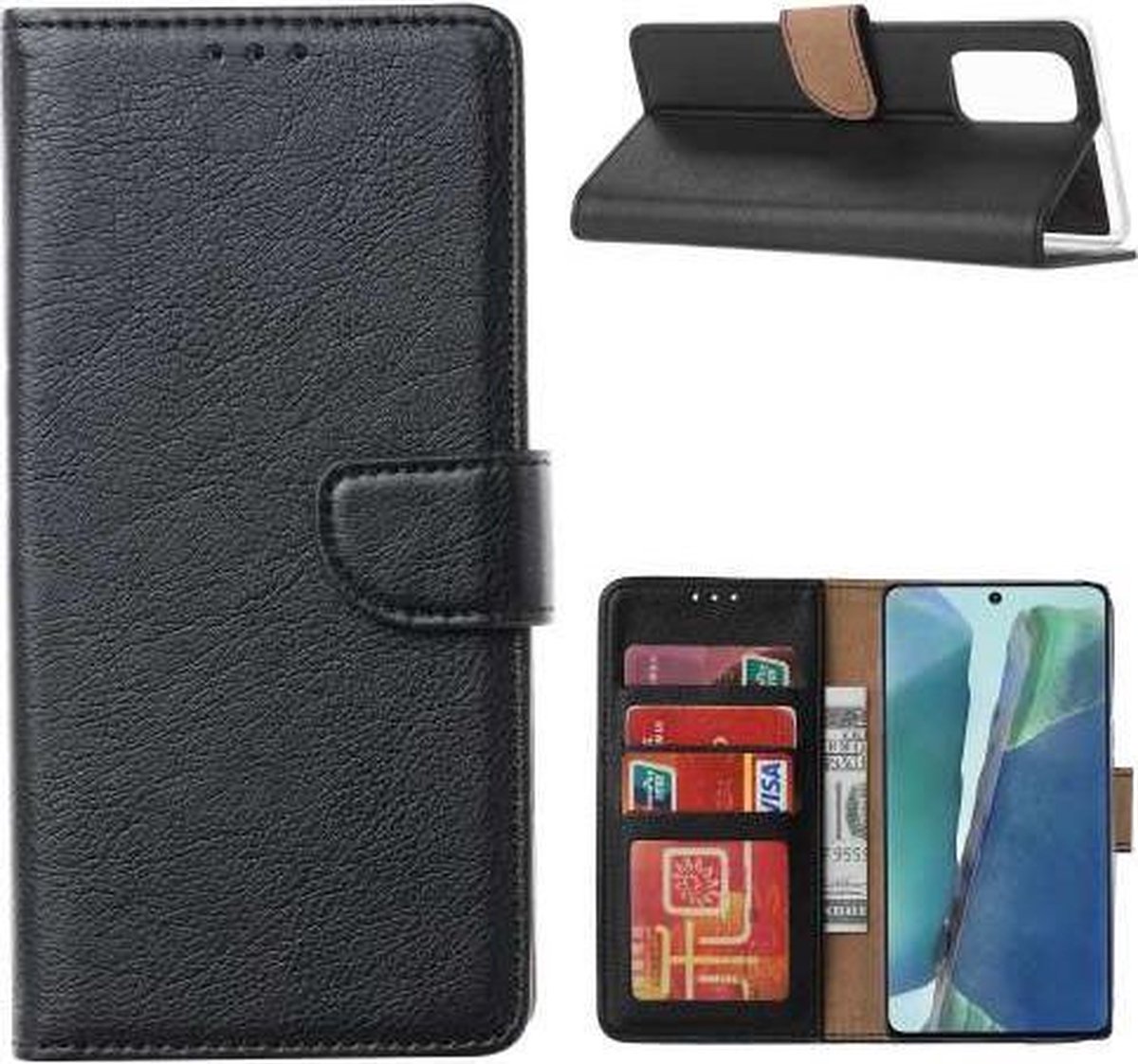 Xiaomi Mi 11 Bookcase Zwart met Pasjeshouder