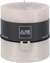 J-line Cilinderkaars Muisgrijs -80H