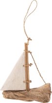 J-Line Bootje Hanger Drijfhout Naturel