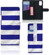 Wallet Book Case Geschikt voor Samsung Galaxy A02s Flip Cover Geschikt voor Samsung M02s GSM Hoesje Griekenland