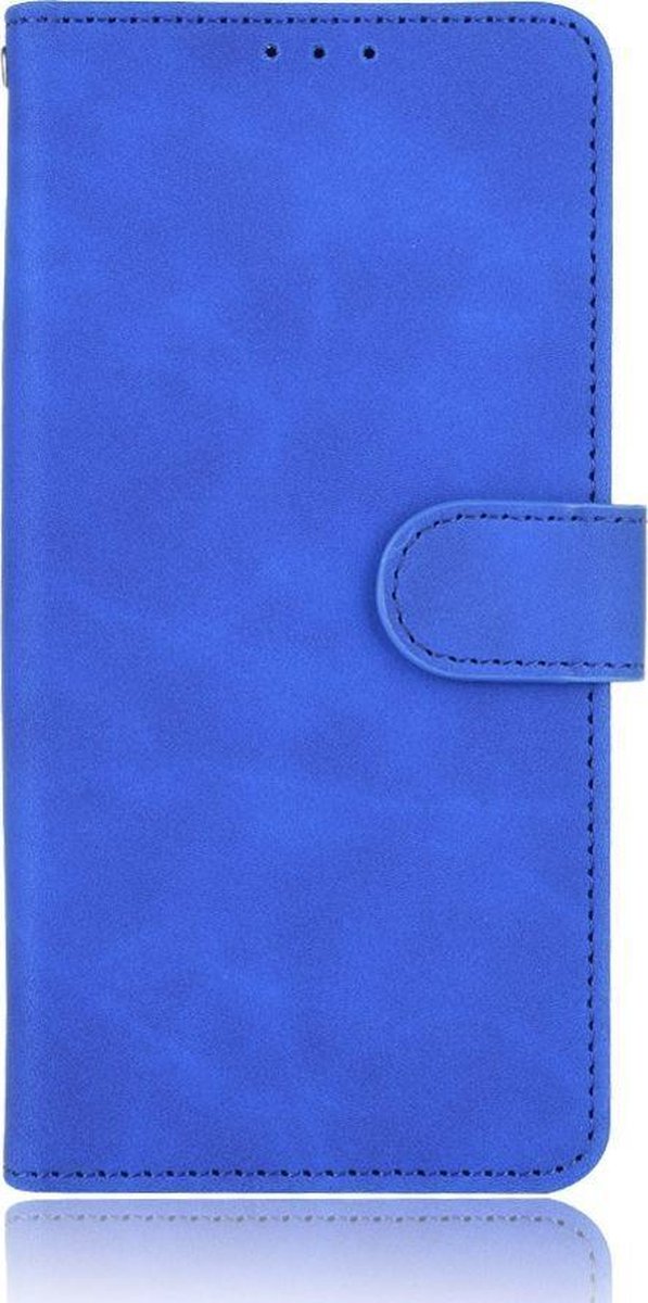 Mobigear Telefoonhoesje geschikt voor Realme C11 (2020) Hoesje | Mobigear Retro Bookcase Portemonnee | Pasjeshouder voor 2 Pasjes | Telefoonhoesje voor Pinpas / OV Kaart / Rijbewijs - Blauw