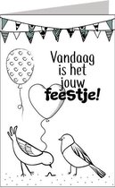 Verjaardagskaart Vandaag is het jouw feestje!