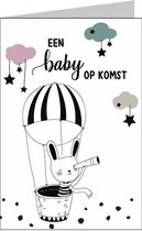 Wenskaart Een baby op komst