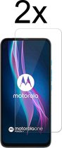 Beschermglas Motorola One Fusion+ Screenprotector - Motorola One Fusion+ Screen Protector Glas - 2 stuks