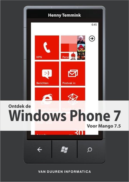 Cover van het boek 'Ontdek de Windows Phone' van B. van Duuren
