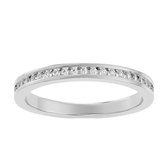 AËLRA 9K gouden fashion ring voor dames, 0.16ct natuurlijke ronde diamant