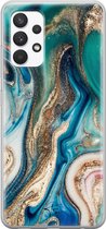 Samsung Galaxy A32 4G siliconen hoesje - Magic marble - Soft Case Telefoonhoesje - Multi - Marmer