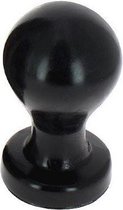 XXLTOYS - Lisanne - Plug - Inbrenglengte 10 X 6.3 cm - Black - Uniek design Buttplug - Stevige Anaal plug - Made in Europe