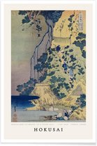 JUNIQE - Poster Hokusai - Travellers Climbing up a Steep Hill -20x30