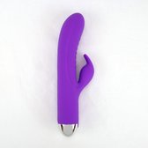 Mermaid Mysteries - Rabbit Vibrator met Bewegende G-Spot & Trillende Clitoris Stimulatie - 10 Standen - USB Oplaadbaar & Waterproof - Paars