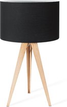 Home Sweet Home - Moderne tafellamp Tree - Zwart - 29/29/50cm - bedlampje - geschikt voor E27 LED lichtbron - gemaakt van Metaal