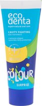 Ecodenta - Toothpaste Cavity Fighting Colour Surprise 6+ - Toothpaste With Colorful Surprise For Children
