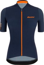 Santini Fietsshirt Korte mouwen Blauw Dames - Redux Stamina S/S Jersey For Women Nautica Blue - 2XL