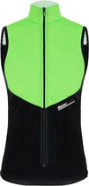 Santini Windstopper mouwloos Fluo Groen Heren - Redux Vigor Sleeveless Vest Flashy Green - 3XL
